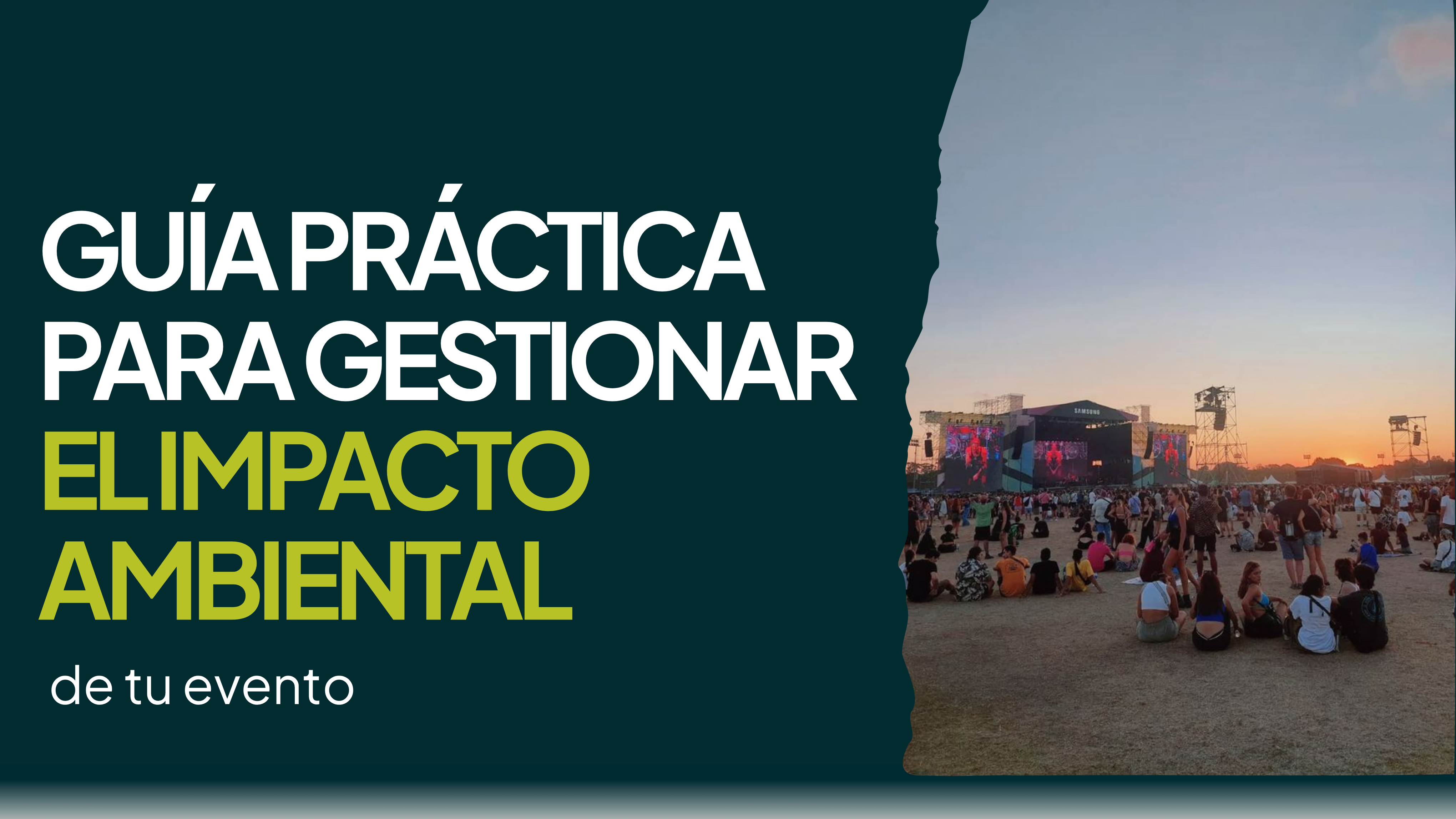 Energía en eventos y su impacto ambiental
